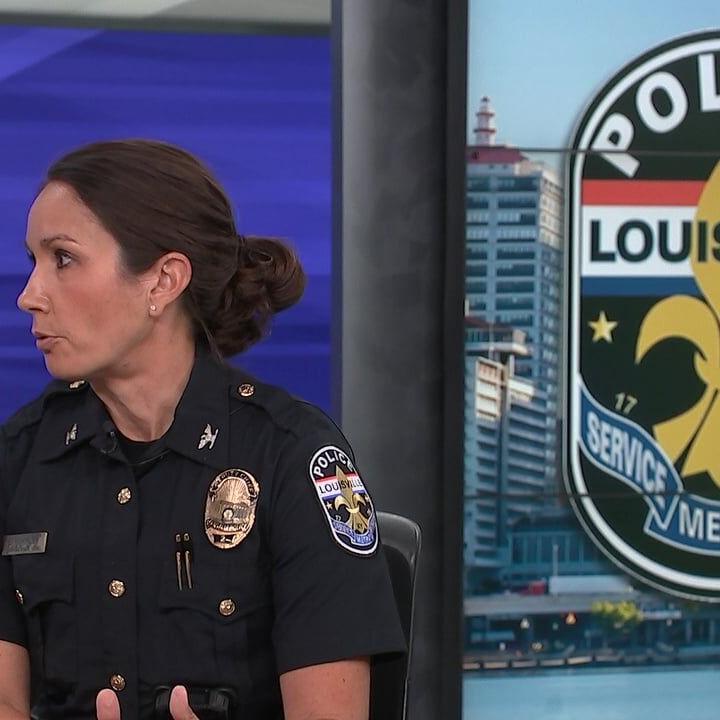 LMPD Deputy Chief addresses the recent spike in kids involved in violent crime, some being found with fake guns